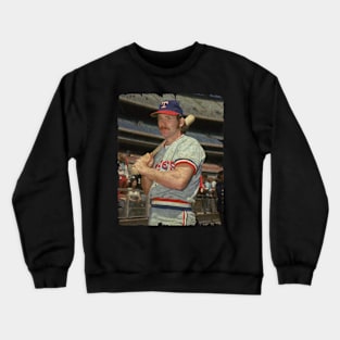 Toby Harrah in Texas Rangers Crewneck Sweatshirt